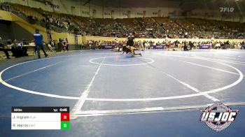 92 lbs Semifinal - Jett Ingram, Plainview Youth Wrestling Club vs Rhylen Harris, Eastside Pride Wrestling Club