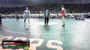 6A-157 lbs Champ. Round 1 - Zacary O`Hagan, Choctaw vs Tanner Jarvis, Union