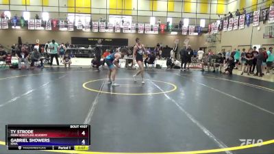 120 lbs Cons. Round 2 - Ty Strode, Moen Wrestling Academy vs Gabriel Showers, Iowa