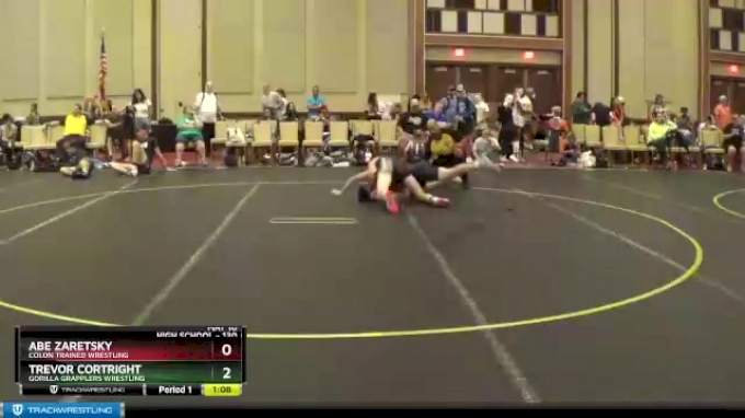 130 lbs Semifinal - Abe Zaretsky, Colon Trained Wrestling vs Trevor ...