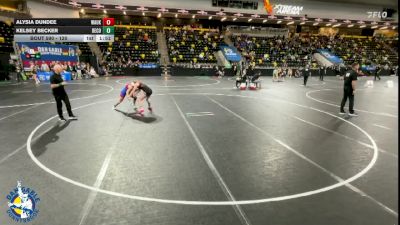 120 lbs Cons. Round 2 - Kelsey Becker, Decorah vs Alysia Dundee, Waukon