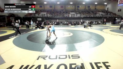 150 lbs Quarterfinal - Zeno Moore, Lake Highland Prep vs Myles Burroughs, Northfield Mt Hermon