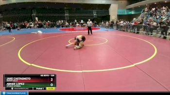 126 lbs Cons. Round 7 - Jake Castagneto, Bishop Kelly vs Abner Lopez, Spanish Springs