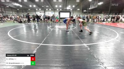 138 lbs Consi Of 8 #1 - Ethan Uttley, Mayo Quanchi vs Ryan Grandmason, Smittys Barn