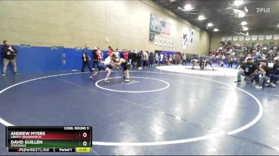 138 lbs Cons. Round 5 - David Guillen, Stockdale vs Andrew Myers, Liberty (Bakersfield)