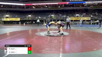 184 lbs Semifinal - Sam Karel, Liberty University vs Sione Halo, Grays Harbor College