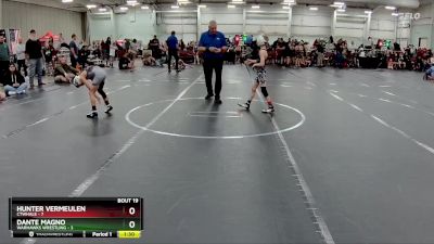 60 lbs Round 5 (8 Team) - Hunter Vermeulen, CTWHALE vs Dante Magno, Warhawks Wrestling