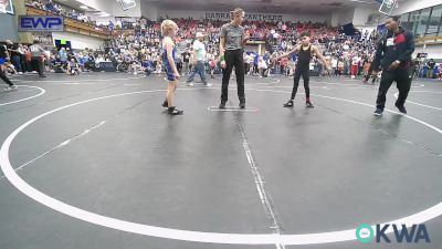 73 lbs Semifinal - Eli Bright, Del City Little League vs Ezekiel Boyd, Harrah Little League Wrestling