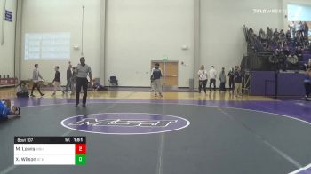 145 lbs Prelims - Marcus Lewis, Bishop O Connel vs Xavier Wilson, St Marys