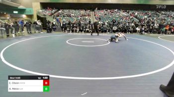 113 lbs Quarterfinal - Easton Olson, Riverton vs Aaron Meza, St John Bosco
