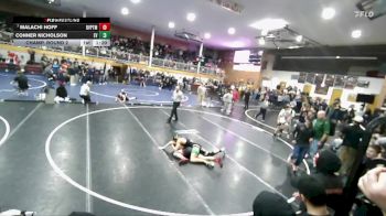150 lbs Champ. Round 2 - Malachi Hoff, Davenport vs Conner Nicholson, East Valley