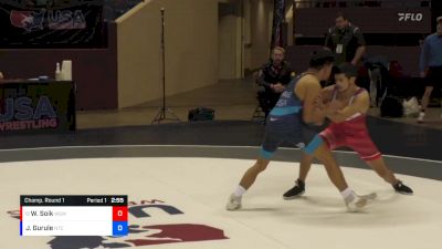 60 lbs Champ. Round 1 - Warren Soik, World Gold Wrestling Club vs Jonathan Gurule, NMU-National Training Center