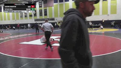133 lbs Round Of 16 - Gavin Martin, Bloomsburg vs Kyle Hill, Unattached-Rider