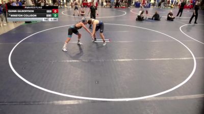 14U - 140 lbs Champ. Round 1 - Quinn Gilbertson, Orono vs Winston Collison, Becker Bulldog Wrestling Club