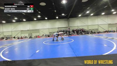 100 lbs Quarterfinal - Jackson Smith, LWA 14U vs Manny Mota, Northern Colorado 14U