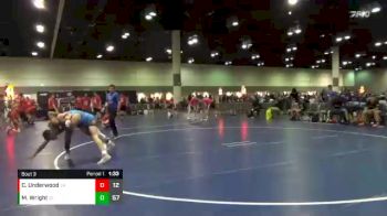 106 lbs Round 1 (6 Team) - Caiden Underwood, Warrior Elite vs Matthew Wright, Miamisburg