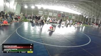 54 lbs Round 3 (4 Team) - Jackson Martin, Bear Cave vs Paxton Pitcher, Sanderson Wrestling Academy
