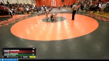 126 lbs Cons. Round 1 - Caleb Drousias, Chicago (MT. CARMEL) vs Lucas Vandiepen, McHENRY