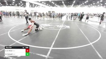 138 lbs Quarterfinal - Azuan Gonzales-Rice, Inland Elite WC vs Brode Colwell, War