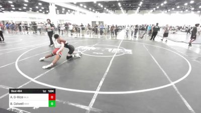 138 lbs Quarterfinal - Azuan Gonzales-Rice, Inland Elite WC vs Brode Colwell, War