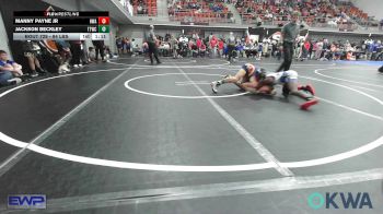 84 lbs Final - Manny Payne Jr, HURRICANE WRESTLING ACADEMY vs Jackson Beckley, Team Tulsa Wrestling Club