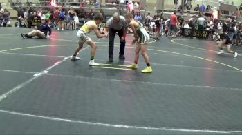 90 lbs Round 2 (6 Team) - Colton Gray, MO Outlaws vs Ayden Rhodes, Metro All Stars