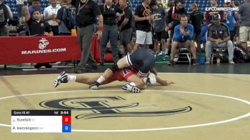 120 lbs Cons 16 #1 - Jackson Rumfelt, South Carolina vs Ryan Henningson, Minnesota