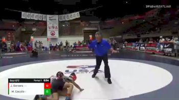 70 lbs Champ. Round 2 - Manuel Cacoilo, Daniel Cormier/ AKA Wrestling Club vs Joseph Garzaro, California