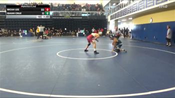 133 lbs Champ. Round 1 - Isaiah Cruz, Cerritos College vs Micah Lee, Sacramento City College