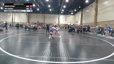 126 lbs Quarterfinal - Bryce Stone, Spartan RTC @LHP vs Roy Barak, Spartan RTC @LHP