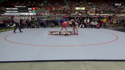170 lbs Quarterfinal - Grace Stean, Tonganoxie Hs vs Molly Benes, Shawnee Mission-Bishop Miege Hs