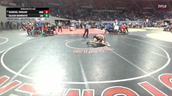 6A Boys 120 lbs Cons. Round 4 - Elijah Borrayo, Lincoln Boys vs Samuel Hesler, North Medford Boys