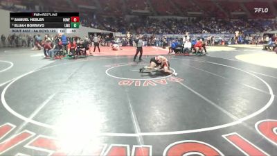 6A Boys 120 lbs Cons. Round 4 - Elijah Borrayo, Lincoln Boys vs Samuel Hesler, North Medford Boys