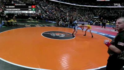 126-4A Semifinal - Julian Espinoza, Pueblo East vs DJ Snider, Sand Creek