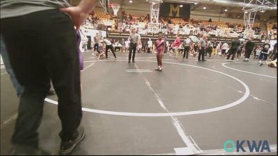 66 lbs Rr Rnd 1 - Nova Wright, D3 Wrestling Cluib vs Mila Neff, Chickasha Youth Wrestling