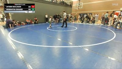 56 lbs Cons. Round 2 - Jayden Baclagan, Cougar Wrestling Club vs Remington Bugher, Homedale Wrestling Club