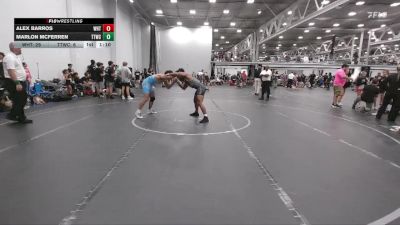 150 lbs Round 5 (6 Team) - Marlon McFerren, Team Tugman WC vs Alex Barros, Whitted Trained