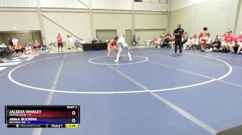 105 lbs Round 1 (8 Team) - Jaleesa Whaley, Georgia Blue vs Anna Buurma, Michigan Red