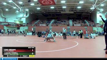 285 lbs 1st Place Match - Tony Brooks, Bulldog Premier vs Carson Powell, Norwell Wrestling Club