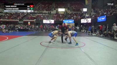182 lbs Cons. Round 2 - Nash Gentry, Big Game Wrestling Club MT vs Colton Snyder, Corvallis