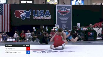 68 kg Final - Cooper Rowe, Pinnacle Wrestling Club vs Mario Hutcherson, Young Guns Wrestling Club