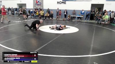 73 lbs Cons. Semi - Eowyn Esmay, Baranof Bruins Wrestling Club vs Alexandria Rice, Mat-Su Matmen