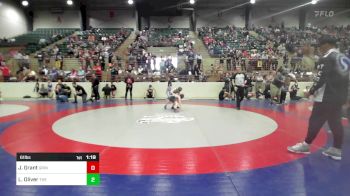 61 lbs Quarterfinal - Jacob Grant, Grindhouse Wrestling vs Liam Oliver, The Storm Wrestling Center