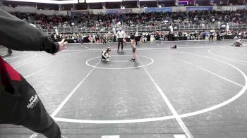 46 lbs Round Of 16 - Donovan Morris, Lees Summit Bronco Youth Wrestling vs Jarrett Trimm, Bulls WC