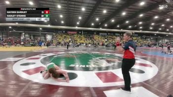 120 lbs Cons. Round 2 - Hadley Steinke, Governor Wrestling vs Hayden Eardley, Eastside United