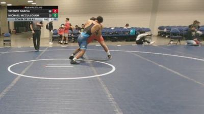 190 lbs Consi Of 16 #2 - Vicente Garcia, NM vs Michael McCullough, CO