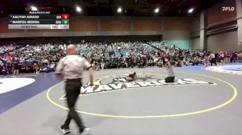 100 lbs Semifinal - Aaliyah Jurado, Live Oak vs Maritza Medina, Caldwell