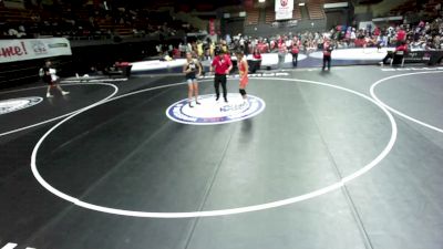 150 lbs Khloe Tuipulotu, SCVWA - Santa Clara Valley Wrestling Association vs Madison Gonzales, LAWA - Los Angles Wrestling Association