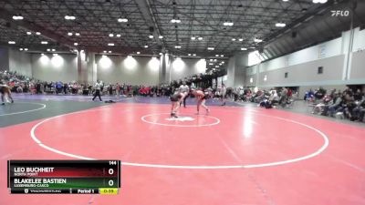 144 lbs Cons. Round 5 - Blakelee Bastien, Luxemburg-Casco vs Leo Buchheit, North Point