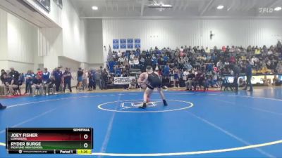 150 lbs Semifinal - Joey Fisher, Lewisburg vs Ryder Burge, Picayune High School